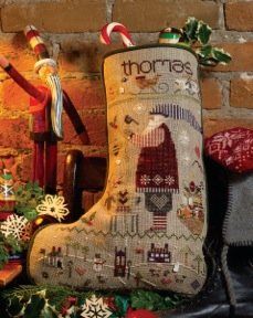 Thomas&#39;s Stocking by Shepherd&#39;s Bush 2011 Counted cross stitch pattern