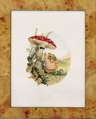 Post mouse (Postmaus) by Oehlenschläger Counted Cross Stitch kit