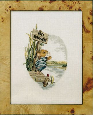 Bath mouse (Bademaus) by Oehlenschläger Counted Cross Stitch kit