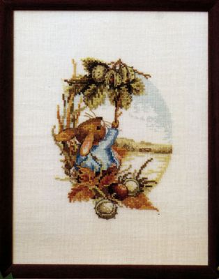 Rabbit on Chestnut Tree (KANIN PÅ KASTANIEROV) by Oehlenschläger Counted Cross Stitch kit