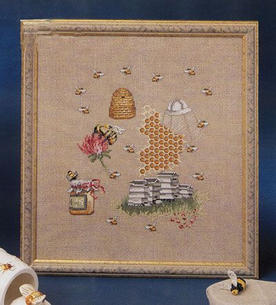 Bees sampler (BIAVL) by Oehlenschläger OOE-Design Counted Cross Stitch kit