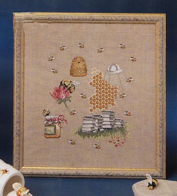 Bees sampler (BIAVL) by Oehlenschläger OOE-Design Counted Cross Stitch kit