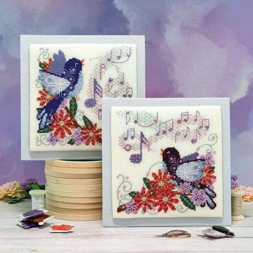 Songbird Serenade by Counting Puddles 2024 Designer Lindsey Whitney Summer Counted cross stitch pattern