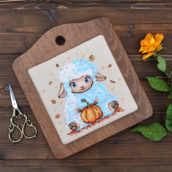 Vivi and her little Pumpkin by Tela Artis 2025 Cross stitch embroidery kit