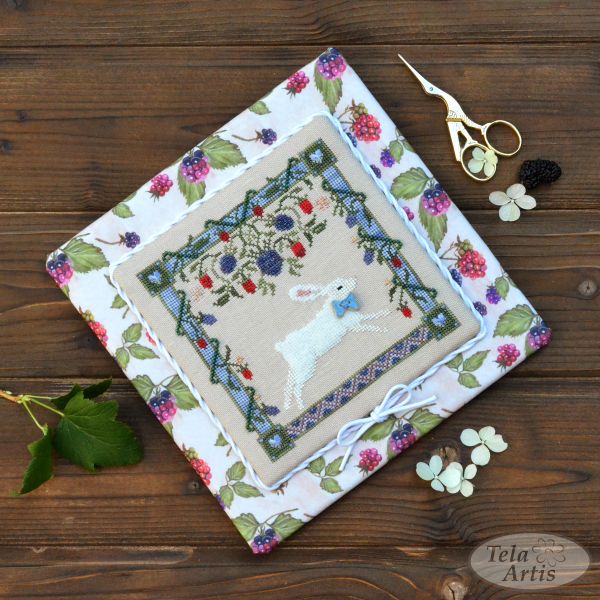 Bunny in Blackberries by Tela Artis 2025 Cross and decorative stitches embroidery kit