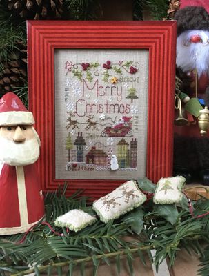 Merry Notes by Shepherd&#39;s Bush 2018 Counted cross stitch pattern