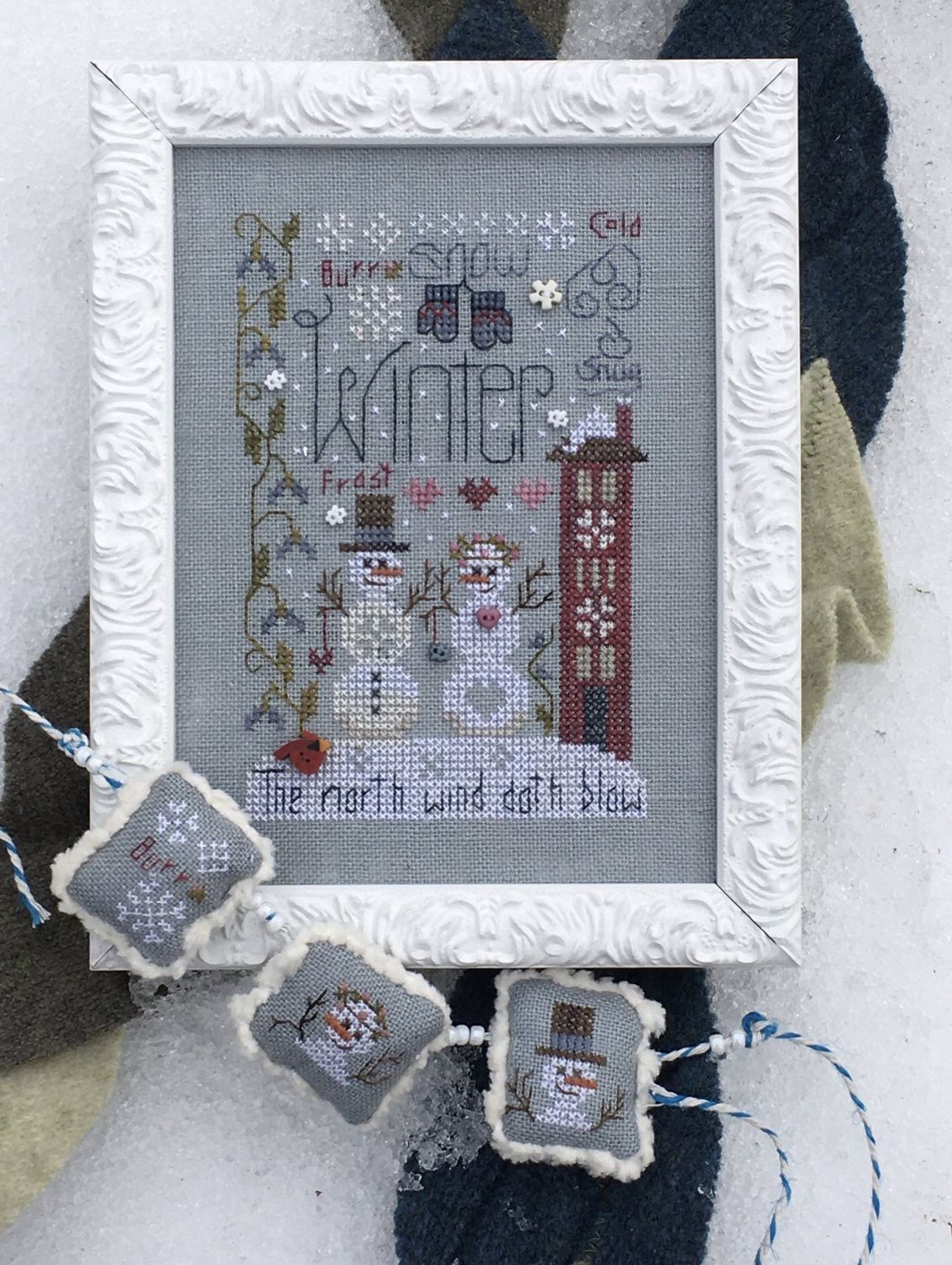 Winter Notes by Shepherd&#39;s Bush 2020 Counted cross stitch pattern