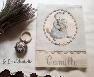 Cat (Chat) by Le Lin d&#39; Isabelle Counted cross stitch pattern