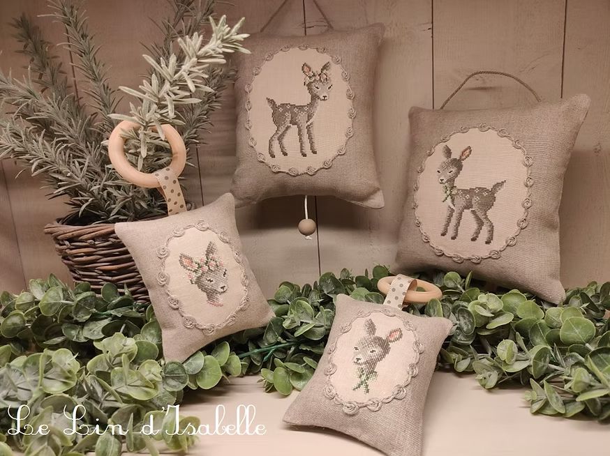 Fawn (Faon) by Le Lin d&#39; Isabelle Counted cross stitch pattern