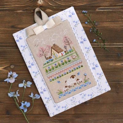 Countryside Romance by Tela Artis Cross and decorative stitches embroidery kit