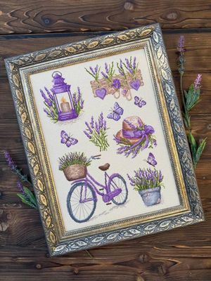 Lavender Dreams by Tela Artis Cross stitch embroidery kit