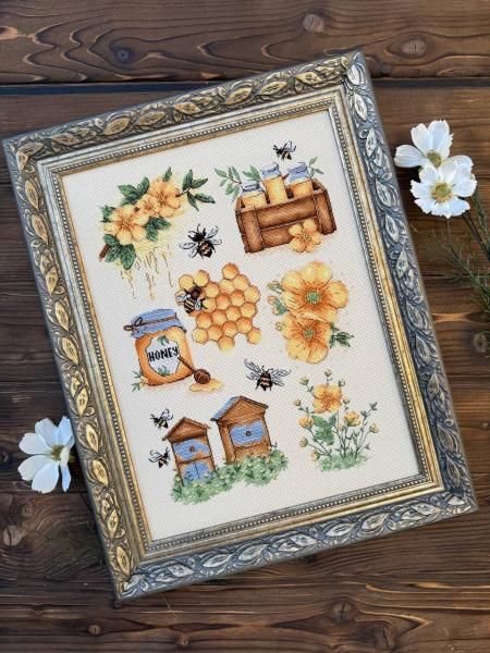 Honey Harvest by Tela Artis Cross stitch embroidery kit