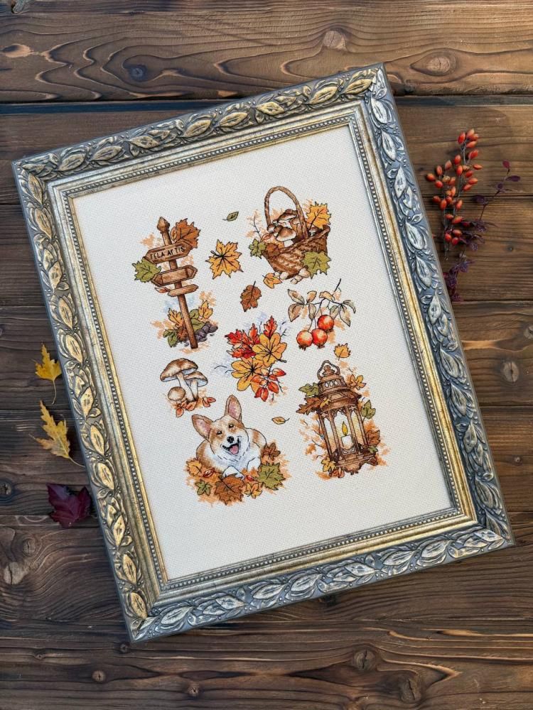 Autumn Delights by Tela Artis Cross stitch embroidery kit