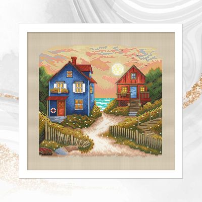 Way to the Beach by Tela Artis Cross stitch embroidery kit