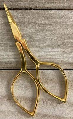 Gold Devon Embroidery scissors by Kelmscott Designs