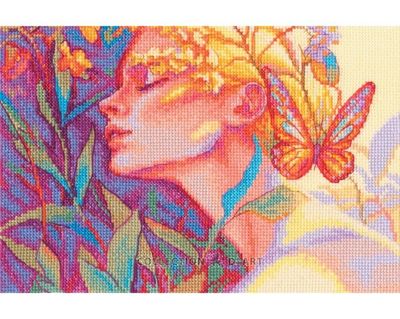 Embrace of Light by RTO 2025 Mystic summer design Сounted Cross Stitch Kit