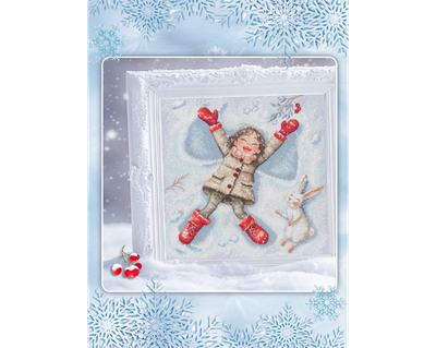 Snow Angel by RTO 2025 Winter Counted Cross Stitch Kit