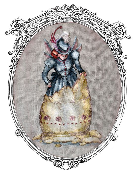 Lili by Nimuë Designer Annaïck Chauvel Counted cross stitch printed pattern