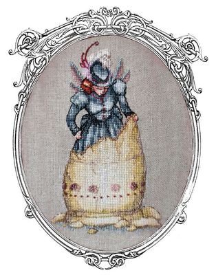 Lili by Nimuë Designer Annaïck Chauvel Counted cross stitch printed pattern