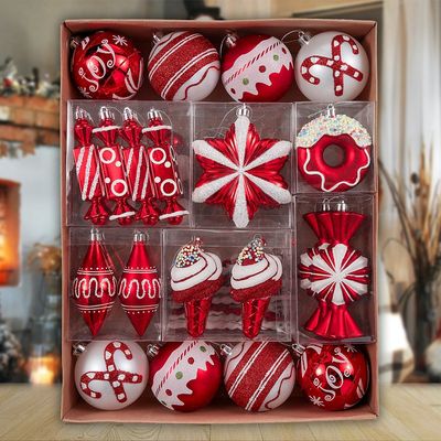 Sweets and Candy Theme Christmas Ornament Bundle Set Christmas Tree Glass ornaments by OrnamentallyYou