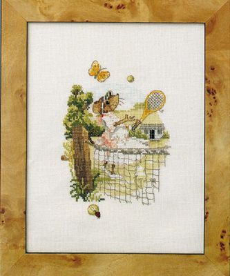 Tennis mouse (Tennismaus) by Oehlenschläger Counted Cross Stitch kit