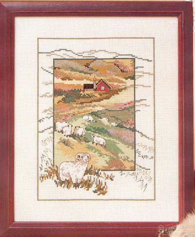 Ram with harem (Vædder med harem) by Oehlenschläger OOE-Design Counted Cross Stitch kit