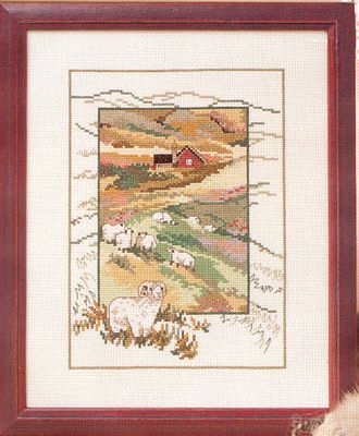 Ram with harem (Vædder med harem) by Oehlenschläger OOE-Design Counted Cross Stitch kit