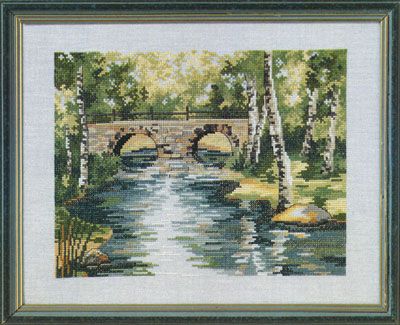 The Bridge (Broen) by Oehlenschläger OOE-Design Counted Cross Stitch kit