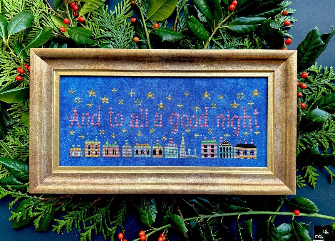 And to All a Good Night by Kathy Barrick 2025 Counted cross stitch pattern