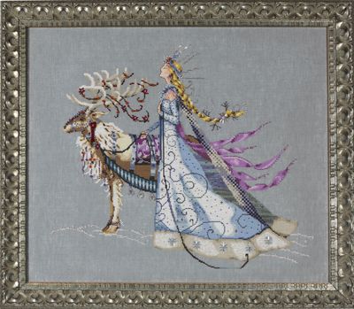 The Snow Queen by Mirabilia Designs 2016 Cross stitch pattern and embellishment pack