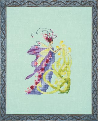 Paper Magnolia by Nora Corbett 2023 Petal Pushers Collection Cross stitch pattern