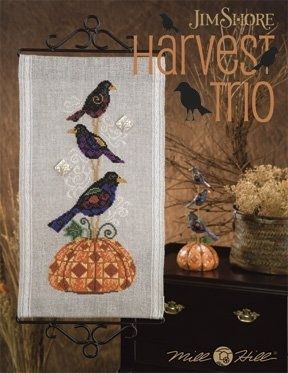 Harvest Trio by Mill Hill 2008 Jim Shore Publications Counted cross stitch pattern
