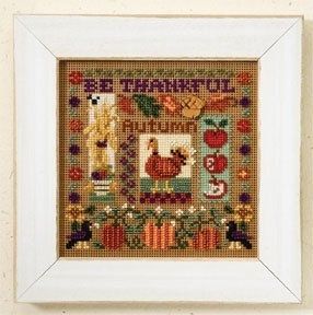 Be Thankful by Mill Hill 2007 Autumn Series Buttons and Bead Collection Beaded cross stitch embroidery kit