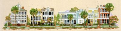Verandas Of South Battery by CW Designs 2013 Graphs by Barbara and Cheryl Counted cross-stitch pattern