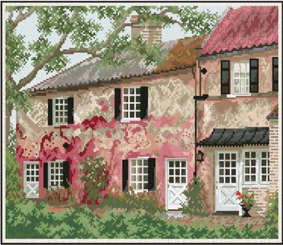 Shady Afternoon by CW Designs 2014 Graphs by Barbara and Cheryl Counted cross-stitch pattern
