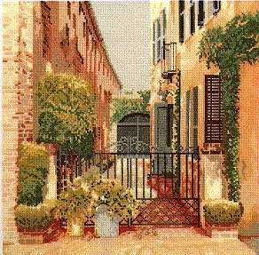 Queen Street Alley by CW Designs 2013 Graphs by Barbara and Cheryl Counted cross-stitch pattern