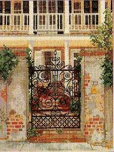 Ironwork Gate by CW Designs 2012 Graphs by Barbara and Cheryl Counted cross-stitch pattern
