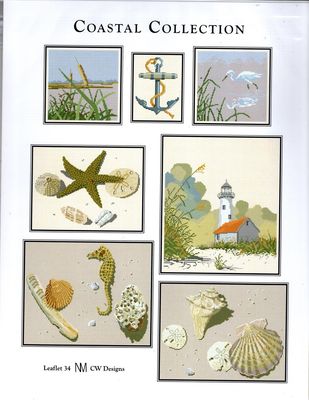 Coastal Collection by CW Designs 2013 Graphs by Barbara and Cheryl Counted cross-stitch pattern