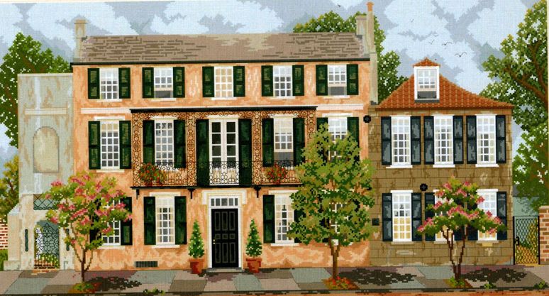 Church Street by CW Designs 2012 Graphs by Barbara and Cheryl Counted cross-stitch pattern