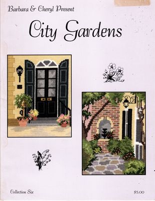 City Gardens Collection 6 by CW Designs 2013 Graphs by Barbara and Cheryl Counted cross-stitch pattern