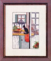 Cat in the kitchen (Kat i køkken) by Oehlenschläger OOE-Design Counted Cross Stitch kit