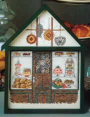 Bakery Shop (Bagerforretning) by Oehlenschläger OOE-Design Counted Cross Stitch kit with frame