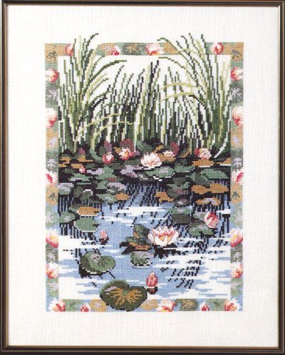 Water Lily (Åkander) by Oehlenschläger OOE-Design Counted Cross Stitch kit
