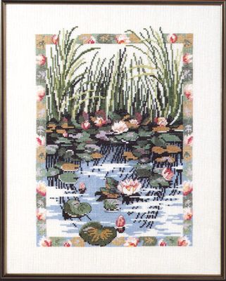 Water Lily (Åkander) by Oehlenschläger OOE-Design Counted Cross Stitch kit