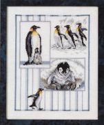 Penguin fun (Pingvinhygge) by Oehlenschläger OOE-Design Counted Cross Stitch kit