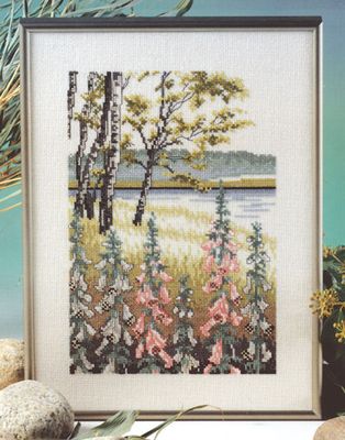 Birch Trees (Birketræer) by Oehlenschläger OOE-Design Counted Cross Stitch kit