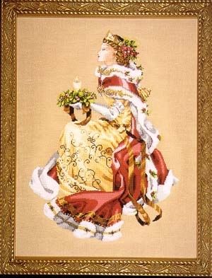 Royal Holiday by Mirabilia Designs 2004 Designer Nora Corbett Counted cross stitch pattern
