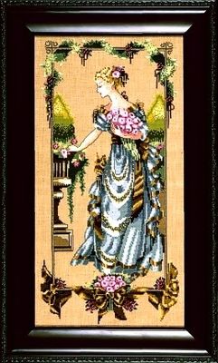 Garden Beauty by Mirabilia Designs 2005 Designer Nora Corbett counted cross stitch Pattern