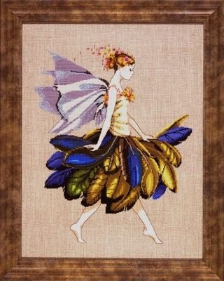 The Feather Fairy by Mirabilia Designs 2005 designer Nora Corbett Fairytale counted cross stitch pattern