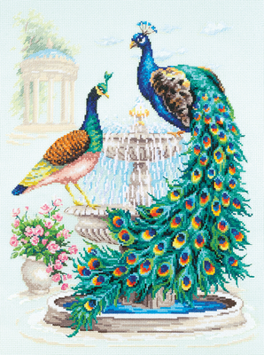 Peacocks by Magic Needle 2018 Counted cross stitch kit